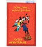 CARTE D'ANNIVERSAIRE DISNEY GOOFY ET DINGO (42)