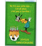 CARTE D'ANNIVERSAIRE GOOFY / DINGO (31)