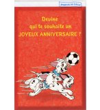 CARTE D'ANNIVERSAIRE LES 101 DALMATIENS FOOTBALL (9)