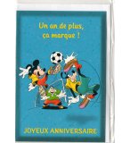 CARTE JOYEUX ANNIVERSAIRE MICKEY DINGO ET SES AMIS + ENVELOPPE - CARTERIE DISNEY - DESSIN ANIME - ENFANT - ADULTE - FILLE - GARCON (41)