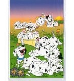CARTE LES 101 DALMATIENS DISNEY + 1 ENVELOPPE - CHIEN - ENFANT - ADULTE - FILLE - GARCON (79)