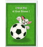 CARTE LES 101 DALMATIENS DISNEY : COUCOU GROS BISOUS + ENVELOPPE - ENFANT - ADULTE - FILLE - GARCON (29)