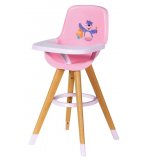 CHAISE HAUTE BABY BORN POUPON 36-43 CM - ZAPF - MOBILIER SIEGE REPAS POUPEE