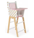 CHAISE HAUTE CANDY CHIC EN BOIS POUPEE - JANOD - J05888 - ACCESSOIRE POUPON