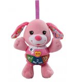 CHANT' TOUTOU ROSE - VTECH BABY - 502355 - PELUCHE MUSICALE, PARLANTE ET LUMINEUSE