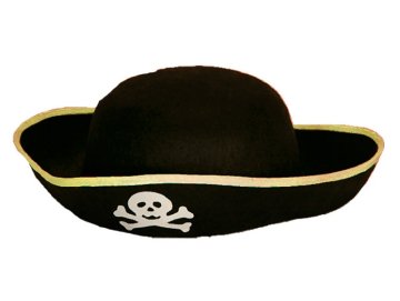 Chapeau de pirate enfant - Capitaine - Corsaire - Mousse - Accessoire d�guisement et Costume