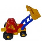 CHARGEUR EN PLASTIQUE 37CM - BULLDOZER - VEHICULE DE CHANTIER - JEU DE SABLE