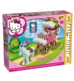 CHARIOT ET CHEVAL HELLO KITTY PRINCESSE - UNICO PLUS - 8678 - JEU DE CONSTRUCTION