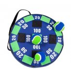 CIBLE VELCRO GONFLABLE RONDE 36 CM AVEC BALLES SCRATCH - JEU DE TIR - FLECHETTES
