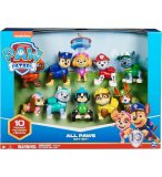 COFFRET 10 FIGURINES PAT PATROUILLE : MARCUS CHASE STELLA RUBEN LIBERTY REX TRACKER ZUMA ROCKY EVEREST - SPIN MASTER 20139040