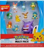 COFFRET 10 POKEMON BATTLE FIGURE ECTOPLASMA - FLAMBINO - SALAMECHE - BULBIZARRE - CARAPUCE - PIKACHU - EVOLI - GOINFREX - OUISTEMPO - LARMELEON - POKEMON - FIGURINE ACTION
