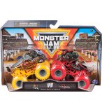 COFFRET 2 MONSTER JAM 1/64 SERIE 31 : KNIGHTMARE ET NORTHERN KNIGHTMARE - VEHICULE MINIATURE METAL - SPIN MASTER