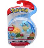 COFFRET 2 POKEMON BATTLE FIGURE CARAPUCE + DRATATIN - POKEMON - FIGURINE ACTION - TOMY - 37401