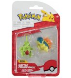 COFFRET 2 POKEMON BATTLE FIGURE EMBRYLEX + HERICENDRE - POKEMON - FIGURINE ACTION - BANDAI