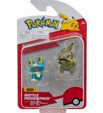 COFFRET 2 POKEMON BATTLE FIGURE GRENOUSSE + COUPENOTTE - POKEMON - FIGURINE ACTION - BANDAI