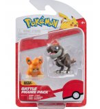 COFFRET 2 POKEMON BATTLE FIGURE POHM + PTYRANIDUR - POKEMON - FIGURINE ACTION - BANDAI