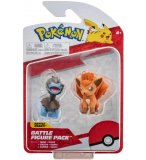 COFFRET 2 POKEMON BATTLE FIGURE SOLOCHI + GOUPIX - POKEMON - FIGURINE ACTION - BANDAI