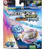 COFFRET 2 TOUPIES BEYBLADE BURST QUAD STRIKE : AMBUSH ACHILLES A8 ET GAMBIT DRAGON D8 - HASBRO