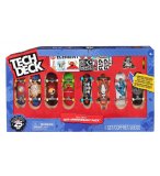 COFFRET 25EME ANNIVERSAIRE TECH DECK - 8 FINGER SKATES + 1 FIGURINE COLLECTOR - MINI SKATES DOIGTS