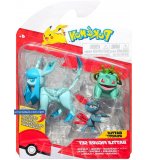 COFFRET 3 POKEMON BATTLE FIGURE BULBIZARRE - FARFURET - GIVRALI - POKEMON - FIGURINE ACTION - BANDAI - 37699