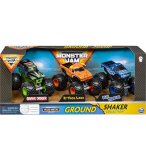 COFFRET 3 VEHICULES MONSTER JAM : BLUE THUNDER - EL TORO LOCO - GRAVE DIGGER - VOITURE COLLECTION SHAKER - SPIN MASTER