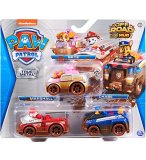 COFFRET 3 VEHICULES OFF ROAD PAT PATROUILLE : MARCUS CHASE STELLA - VOITURE MINIATURE - SPIN MASTER