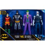 COFFRET 4 FIGURINES BATMAN 30 CM : BATMAN - ROBIN - LE JOKER - MR FREEZE - SPIN MASTER