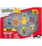 COFFRET 6 POKEMON BATTLE FIGURE ARCKO - POUSSIFEU - GOBOU - PIKACHU - GRIKNOT - OSSELAIT - POKEMON - FIGURINE ACTION