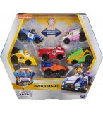 COFFRET 6 VEHICULES PAT PATROUILLE LE FILM : MARCUS CHASE STELLA RUBEN ZUMA ROCKY - CHIOTS - VOITURES - SPIN MASTER 20130331