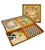 COFFRET 8 JEUX DE SOCIETE STANDARD - JEUX CLASSIQUES - FRANCE JOUETS - 00401