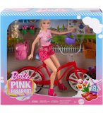 COFFRET BARBIE BICYCLETTE VELO GLAMOUR ET POUPEE MANNEQUIN + 10 ACCESSOIRES - MATTEL - HWJ00