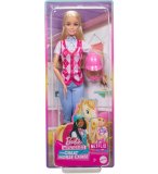 COFFRET BARBIE CAVALIERE POUPEE BARBIE BLONDE + ACCESSOIRES - COLLECTION CENTRE EQUESTRE - POUPEE MANNEQUIN - MATTEL - HXJ38