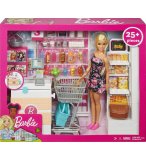 COFFRET BARBIE LE SUPERMARCHE AVEC POUPEE BARBIE + ACCESSOIRES - 26 PIECES - POUPEE MANNEQUIN - MATTEL - FRP01