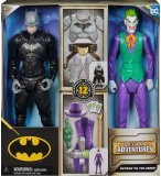 COFFRET BATMAN ADVENTURE : BATMAN ET JOCKER + 12 ACCESSOIRES - 2 FIGURINES 30 CM - PERSONNAGE MARVEL - SPIN MASTER