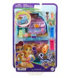 COFFRET CHIOT A LA PLAGE POLLY POCKET - MATTEL - HRD36 - MINI UNIVERS POUPEE, ANIMAUX