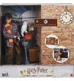 COFFRET COLLECTOR HARRY POTTER QUAI 9 3/4 : HARRY POTTER + CHOUETTE HEDWIGE + ACCESSOIRES - POUPEE - MATTEL GXW31