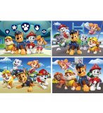 COFFRET DE 4 PUZZLES ENFANT PAT PATROUILLLE CHIEN EN MISSION  2 X 20 PIECES ET 2 X 60 PIECES - CLEMENTONI - 24801