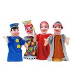 COFFRET DELUXE 4 MARIONNETTES A MAIN - THEATRE ENFANT - JEU D'IMAGINATION