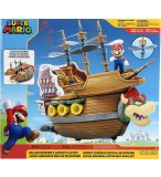 COFFRET DELUXE GRAND VAISSEAU SPATIAL DE BOWSER AVEC SONS - FIGURINE NINTENDO ARTICULE - SUPER MARIO JAKKS