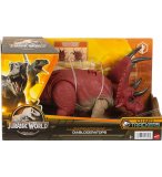 COFFRET DINOSAURE DIABLOCERATOPS - ARTICULE ET SONORE - DINO TRACKERS - JURASSIC WORLD - MATTEL HLP16