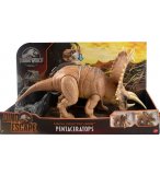 COFFRET DINOSAURE MEGA DESTRUCTEURS : PENTACERATOPS - ARTICULE - DINO ESCAPE - JURASSIC WORLD - MATTEL HCM05