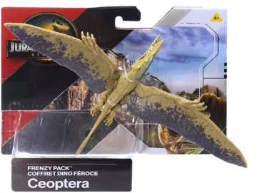 Coffret Dinosaure Rebirth : Ceoptera - Combat extr�me - Dino articul� 25 cm - Jurassic World - Mattel