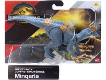 Coffret Dinosaure Rebirth : Minqaria - Combat extr�me - Dino articul� 20 cm - Jurassic World - Mattel JBG75