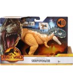 COFFRET DINOSAURE SKORPIOVENATOR - ARTICULE ET SONORE - DINO ATTAQUE - JURASSIC WORLD - MATTEL HDX37