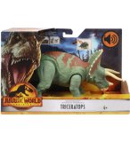 COFFRET DINOSAURE TRICERATOPS - ARTICULE ET SONORE - DINO ATTAQUE - JURASSIC WORLD - MATTEL HDX34