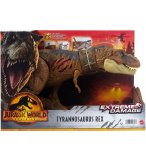 COFFRET DINOSAURE TYRANNOSAURUS REX 43 CM - ARTICULE  - DINO EXTREME DAMAGE - JURASSIC WORLD - MATTEL HGC19