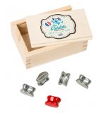 COFFRET EN BOIS JEU D'OSSELETS EN METAL - VILAC - 6057 - JEU D'ADRESSE