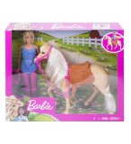 COFFRET EQUITATION BARBIE ET SON CHEVAL - POUPEE CAVALIERE ET ANIMAL - MATTEL - FXH13