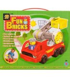 COFFRET FUN BRICKS VOITURE DE POMPIERS - JEU DE CONSTRUCTION AVEC PICOTS - 6226