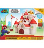 COFFRET GRAND CHATEAU PRINCESSE PEACH ROYAUME DU CHAMPIGNON + FIGURINE BOWSER - 16 PIECES - NINTENDO - SUPER MARIO JAKKS